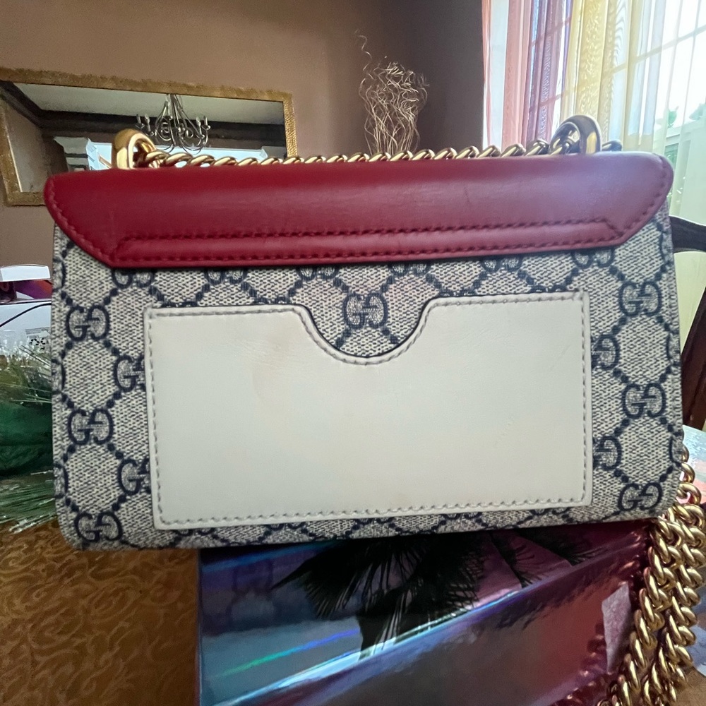 GG SUPREME MONOGRAM SMALL PADLOCK SHOULDER BAG - Picture 9 of 15